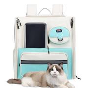 Bolsa para mascotas, mochila para gatos - Bolsa de transporte para perros pequeños, bolsa de transporte plegable para gatos, bolsa de viaje ventilada para cachorros de gatitos de talla pico