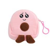 Bolsa para monedas de aguacate, cartera pequeña de frutas, monedero de felpa suave, colgante de felpa de aguacate de moda para almacenamiento de tarjetas, Rosa claro, Refer to description, Unisex