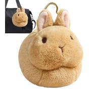 Bolsa para monedas de conejo de 16 cm, con forma de conejo escalonado | Tarjeta de lápiz labial para mujeres, niños, niñas, hombres, adolescentes, cambio de caja