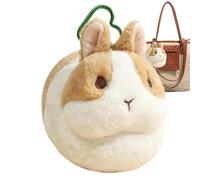Bolsa para monedas de conejo de 16 cm, con forma de conejo escalonado | Tarjeta de lápiz labial para mujeres, niños, niñas, hombres, adolescentes, cambio de caja