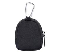 Bolsa para monedas: llavero, monedero, bolsa de cinturón, monedero portátil, bolsa de almacenamiento de tela Oxford para acampar al aire libre, senderismo, viajes, Black, Refer to description, Unisex