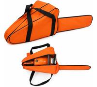 Bolsa para Motosierra para Husqvarna 135 Mark II 2019-2027 | Tela Oxford 600D y cierre completo; áreas separadas para motor y espada; asa acolchada para traslados en taller y campo