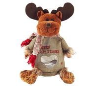 Bolsa para muñecas de Navidad - Bolsa para caramelos de Navidad, muñeca para niños de Christmass BBAG, bolsas de saqueo para juguetes de vacaciones con muñecas 3D, saco de tela Goody Bag