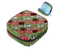 Bolsa para niñas y mujeres, bolsa de eliminación de servilletas sanitarias Skull-20, bolsa de gran capacidad con cremallera para almohadilla menstrual