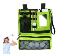 Bolsa para objetos de de golf - Funda para bolsa de golf, bolsa de objetos de con cremallera | Porta objetos de con cremallera, bolsillo de golf plegable, multifuncional duradero