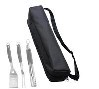 Bolsa para Parrilla Contenedor Amplio para Herramientas de Parrilla | Estuche para Accesorios de Barbacoa Para Espátula De Cocina Sazonador Picnic Senderismo Camping