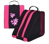 Bolsa para patines, bolsa para zapatos de patinaje,Porta zapatos de patinaje sobre hielo con asa | Bolsa para zapatos de patinaje de gran capacidad con compartimentos para parque, estación de esquí y
