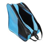 Bolsa para Patines Cremallera y Tres Compartimentos, Azul | Oxford Cloth, Diseño Semimalla Moderno, para Patines de Ruedas y Cuchillas, Transporte Ordenado