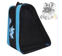 Bolsa para patines en línea, portador de zapatos con asa | Bolsa para zapatos de patinaje con gran capacidad y tres compartimentos para parque, estación de esquí, campo de entrenamiento