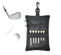 Bolsa para pelotas de golf, almacenamiento de cinturón para objetos pequeños, con cremallera, para entrenamiento al aire libre, práctica, viajes, gimnasio, hombres, mujeres y papá