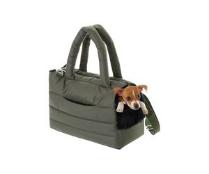 Bolsa para perros, bolsa para cachorros, bolsa para perros pequeños y medianos, gato - S - hasta 5 kg, bolsa para viajes, transporte para perros con mosquetón, transportín para perros, bolsa de