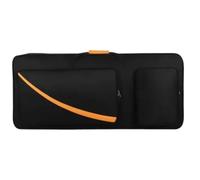 Bolsa para piano eléctrico Funda acolchada for piano y órgano electrónico, bolsa for teclado, instrumento protector, portátil, antigolpes, impermeable, mochila de 61 teclas(Black)