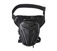 Bolsa para pierna de motocicleta, Bolsa abatible para pierna,Bolsa impermeable para piernas de carcasa dura - Riñonera multifuncional de gran capacidad para motocicleta, para ciclismo, senderismo, Cam