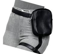 Bolsa para piernas de motocicleta, bolsa táctica Fannys, bolsa impermeable para muslos con correa para las piernas, bolsa de arnés de pierna para senderismo, Negro, As the pic show