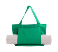Bolsa para pilates - Bolsa para esterilla de yoga, bolsa de yoga Bolsa de esterilla de yoga de lona de gran capacidad | Bolsa de transporte impermeable para esterilla de yoga con correas para playa y