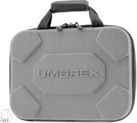 Bolsa para pistola de espuma EVA de Umarex, 35,6 cm, con revestimiento de espuma de puntos y cerradura numérica, gris