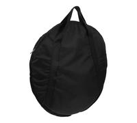 Bolsa para Platillos de Uso Manual Negra, Oxford Algodón, Diseño Portátil | Bolsa Práctica Redonda para Guardar Instrumentos, Soporte Conciso para Cymbal, Resistente a Rayones, Fácil de Llevar