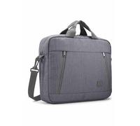 Bolsa para portátil Case Logic "Huxton Attaché" 15,6", gris Asas de transporte acolchadas, bandolera