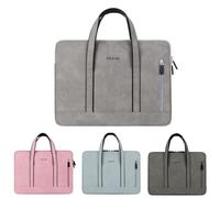 Bolsa para portátil de 14 a 15,6 pulgadas, compatible con MacBook Air Pro 13 y 15, Xiaomi, Dell, Huawei y HP - Maletín de negocios impermeable
