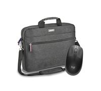 Bolsa para portátil PEDEA "URBAN-HIP", 17,3" + ratón Logitech M190