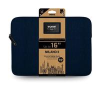 Bolsa para portátil PORT DESIGNS Milano II Eco (16'' - Azul Marino)