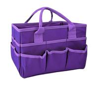 Bolsa para profesores mejorada 2023, 5 bolsas adicionales, interior de poliéster permanente, plegable, planificador de herramientas de jardín para teletrabajo, planificador de profesores de múltiples