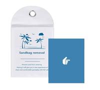 Bolsa para Quitar , Bolsa de Limpieza sin Agua, Limpiador de Trajes de baño y pies, Tela Suave Natural, de Viaje portátil para familias, Amantes de la Playa y dueños de Mascotas, 120 g