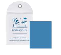 Bolsa para quitar de playa, accesorios de playa, accesorios de playa para vacaciones de verano, accesorios de limpieza junto al mar, borrador con ingredientes naturales, apto para arrecifes para