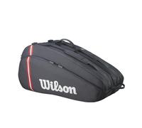 Bolsa para raquetas de tenis WILSON 2025 Tour - Negro/Rojo/Blanco Con capacidad para 12 raquetas
