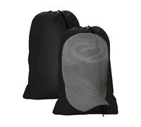 Bolsa para ropa - Bolsa de lavado de tela, organizador plegable de ropa sucia, espaciosa bolsa de transporte con cordón para la mochila de crucero, ropa de cama, zapatos, almacenamiento, guardarropa