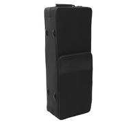 Bolsa para saxofón tenor, maletín para saxofón tenor, bolsa para instrumentos con correa para el hombro, color negro, lona de nailon, 31 cm x 21 cm x 82 cm, para transporte y protección en