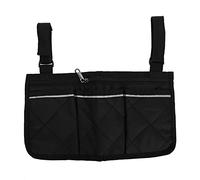 Bolsa Para Silla De Ruedas Bolsa Práctica - Gran Capacidad Bolsa Para Apoyabrazos Bolsillos Bolsa Bolsa Para Colgar Organizador De Almacenamiento(negro)