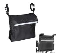 Bolsa para silla de ruedas de tela Oxford, color negro