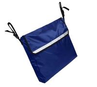 Bolsa para silla de ruedas, solución de almacenamiento de fácil acceso con soporte para vasos, bolsa para varias ocasiones, tela Oxford, silla de ruedas, Blue, One Size