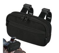 Bolsa para sillín de caballo, resistente para montar a caballo, organizador de equitación ajustable para adultos, hombres y mujeres, práctica bolsa para montar a caballo, entrenamiento y equitación