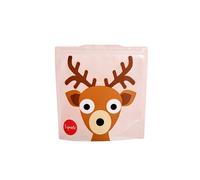 Bolsa para sαndwich de 3 brotes, bolsa de almacenamiento para el almuerzo reutilizable y lavable para niρos, paquete de 2 ciervos