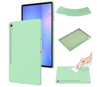 Bolsa para tableta, funda For Samsung Galaxy Tab S10 FE+ / S10 FE Plus Case 13.1 inch 2025 , Flexible TPU Protective Cover Thin Slim Lightweight Shockproof Rugged Back Shell Corner Protection(Ye?il)
