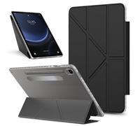 Bolsa para tableta, funda For Samsung Galaxy Tab S9 11 inch 2023 X710/X716B/X718U Case Detachable Magnetic Cover Slim Protective Shockproof Case,Transparent Back Shell Slim Stand Cover(Svart)
