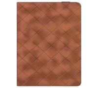 Bolsa para tableta, funda For Samsung Galaxy Tab S9 Plus 12.4 Inch 2023 X810/X816B/X818U Tablet PC Cases Adjustable Fixing Strap Card Slot Case Shockproof Bracket Type Protective Cover(Brown)