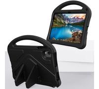 Bolsa para tableta, funda Funda ligera de EVA compatible con Urao C107 Jeazans OC101/C107 Android (2024), con correa ajustable, asa a prueba de golpes y soporte, carcasa protectora portátil.(Svart)
