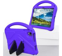 Bolsa para tableta, funda Funda ligera de EVA compatible con Urao C107 Jeazans OC101/C107 Android (2024), con correa ajustable, asa a prueba de golpes y soporte, carcasa protectora portátil.(Purper)