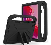 Bolsa para tableta, funda Kids Case Compatible with Lenovo Tab Tablet 10.1 inch 2025,Light Weight Shock Proof Handle Stand Kids Friendly Shockproof Protective Cover Case+Shoulder Strap(Svart)