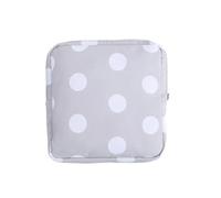 Bolsa Para Tampones 2 uds servilleta sanitaria portátil for mujer, bolsa de almacenamiento tampones, algodón for maquillaje viaje, monedero con cremallera literaria, artículos diversos(Color3)