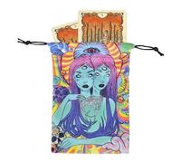 Bolsa para tarjetas de tarot, bolsa de almacenamiento de tarot, soporte para dados, accesorios de adivinación, organizador para joyas, dados de cristal, baratijas, principiantes, adultos, entusiastas