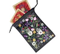 Bolsa para tarjetas de Tarot - Funda portátil de tela para tarot,solución ligera y suave para los amantes de las cartas Oracle