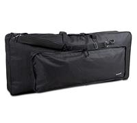 bolsa para teclado Basic, 102x40x14 cm, con bolsillo para música, negra, resistente al agua y a la rotura