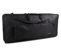 bolsa para teclado Basic, 108x45x18 cm, con bolsillo para música, negro, resistente al agua y a la rotura