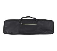 Bolsa para teclado de 54x13x7 pulgadas, tela Oxford con cremallera, funda universal para teclado de 88 teclas, funda de bolsillo lateral impermeable con doble correa..