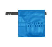 Ｚｉａｌｏｆｉ Bolsa para Tijeras de Peluquería Portaherramientas con Compartimentos Amplios Fabricada en PU Resistente y Diseño Cómodo Adecuada para Estilista, Azul