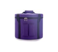 Bolsa para transportar la campana tibetana Bolsa de lona for cuencos tibetanos cristal cuarzo, funda transporte, bolsa acolchada for cuenco tibetano(12 inch Purple)